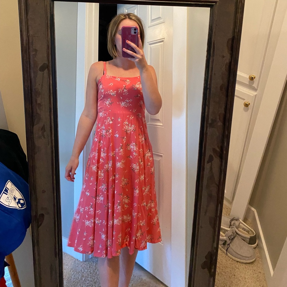 Gap floral maxi dress